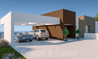 Villa neuve et moderne, avec vue panoramique sur la mer à vendre à Manilva, Costa del Sol 64626 
