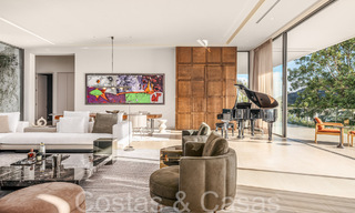 Prête à emménager, villa de luxe moderne à vendre, en première ligne de golf dans le prestigieux Marbella Club Golf Resort à Benahavis 65374 