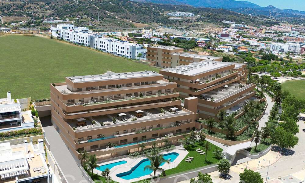 Nouveaux appartements de luxe de style avant-gardiste à vendre près du centre d'Estepona 64712