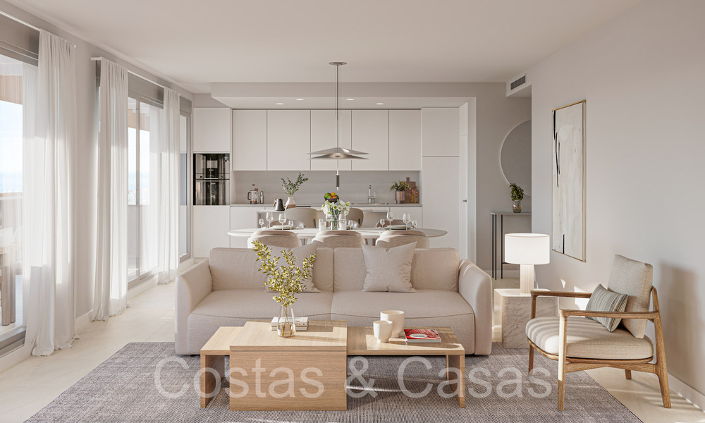 Nouveaux appartements de luxe de style avant-gardiste à vendre près du centre d'Estepona 64717