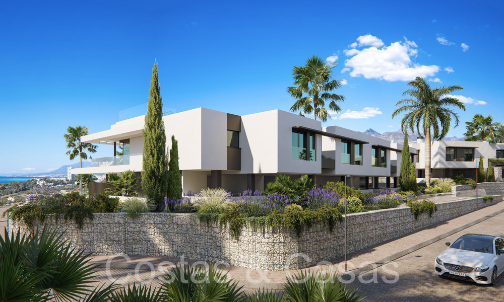 Nouveaux appartements de prestige à vendre en bord de terrain de golf, avec vue sur la mer et le terrain de golf, à l'est de Marbella. 64729