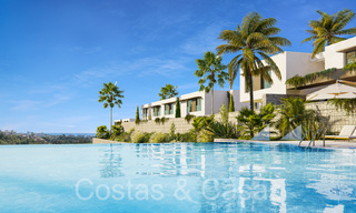 Nouveaux appartements de prestige à vendre en bord de terrain de golf, avec vue sur la mer et le terrain de golf, à l'est de Marbella. 64732 