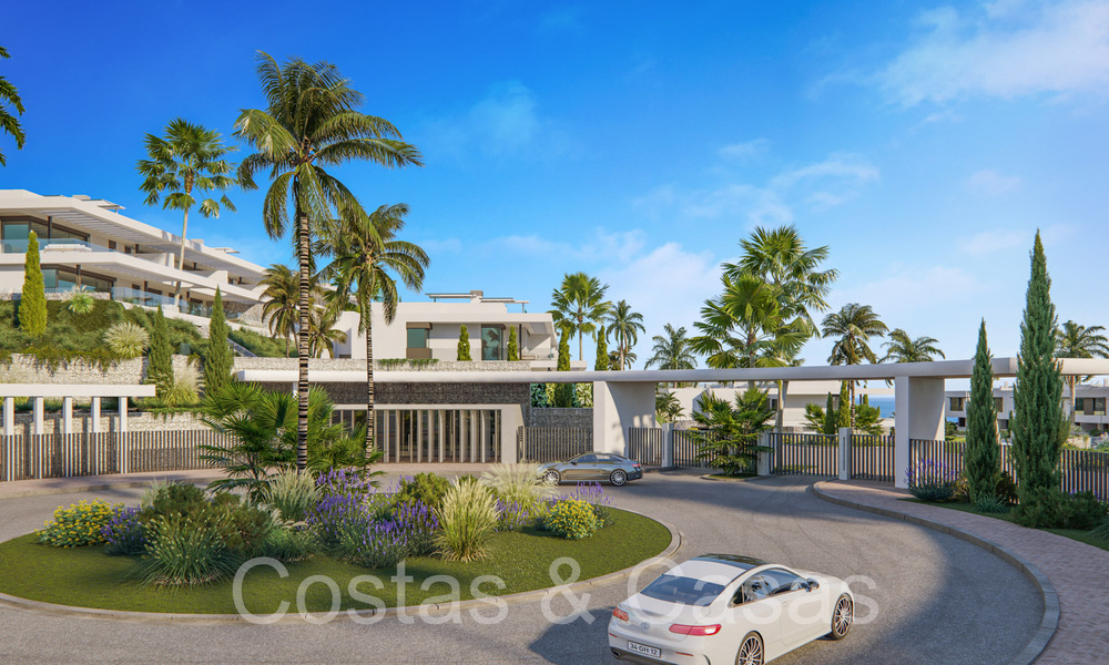 Nouveaux appartements de prestige à vendre en bord de terrain de golf, avec vue sur la mer et le terrain de golf, à l'est de Marbella. 64736