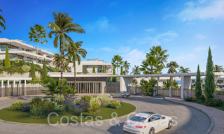 Nouveaux appartements de prestige à vendre en bord de terrain de golf, avec vue sur la mer et le terrain de golf, à l'est de Marbella. 64736 