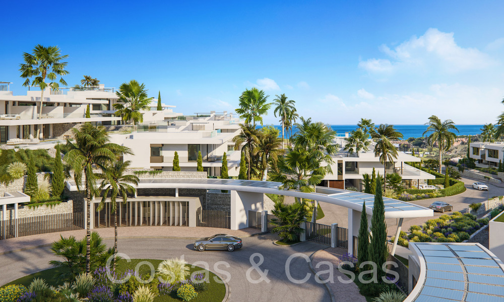 Nouveaux appartements de prestige à vendre en bord de terrain de golf, avec vue sur la mer et le terrain de golf, à l'est de Marbella. 64737