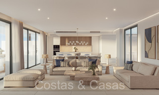 Nouveaux appartements de prestige à vendre en bord de terrain de golf, avec vue sur la mer et le terrain de golf, à l'est de Marbella. 64744 