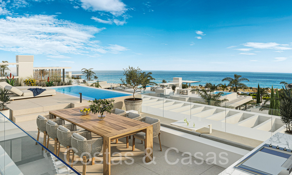 Nouveaux appartements de prestige à vendre en bord de terrain de golf, avec vue sur la mer et le terrain de golf, à l'est de Marbella. 64746