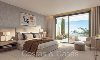 Nouveaux appartements de prestige à vendre en bord de terrain de golf, avec vue sur la mer et le terrain de golf, à l'est de Marbella. 64748 