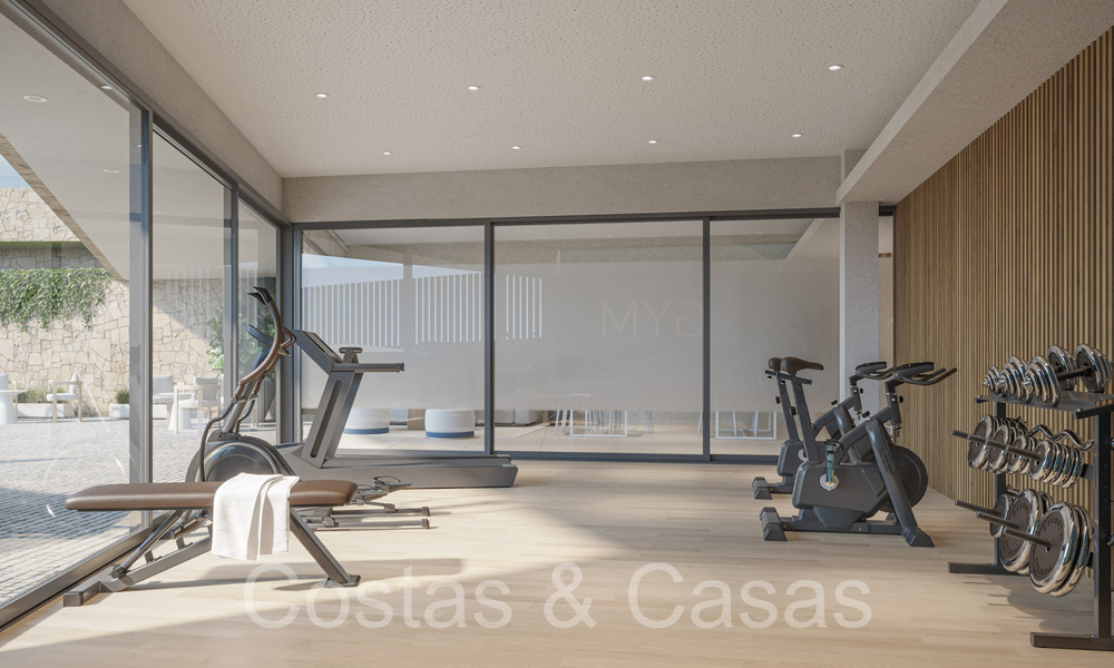 Nouveau projet de construction d'appartements durables avec vue panoramique sur la mer à vendre, près du centre d'Estepona 64698