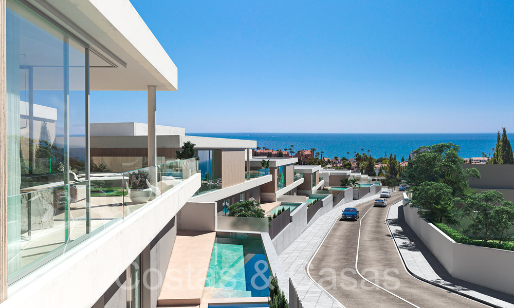 Dernière villa! Villa neuve économe en énergie à vendre avec vue sur la mer juste à l'extérieur du centre d'Estepona 64785