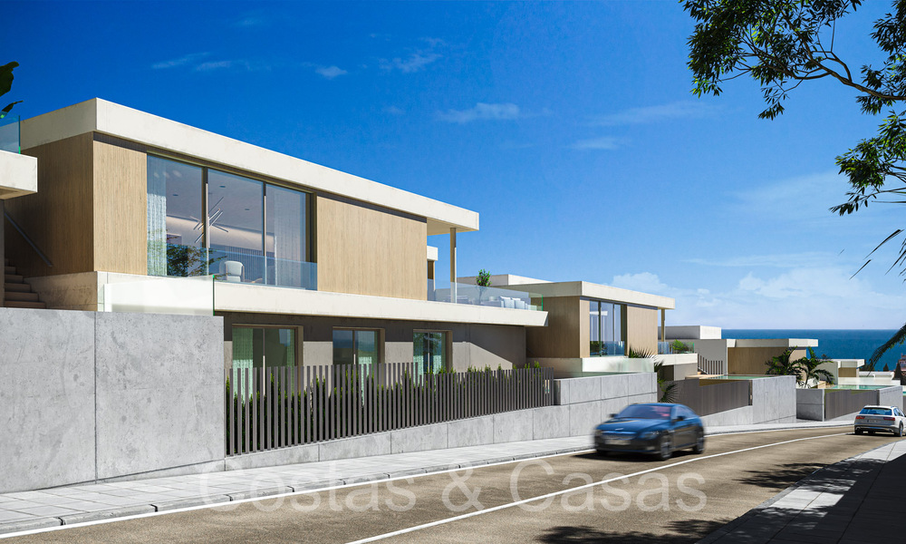Dernière villa! Villa neuve économe en énergie à vendre avec vue sur la mer juste à l'extérieur du centre d'Estepona 64787