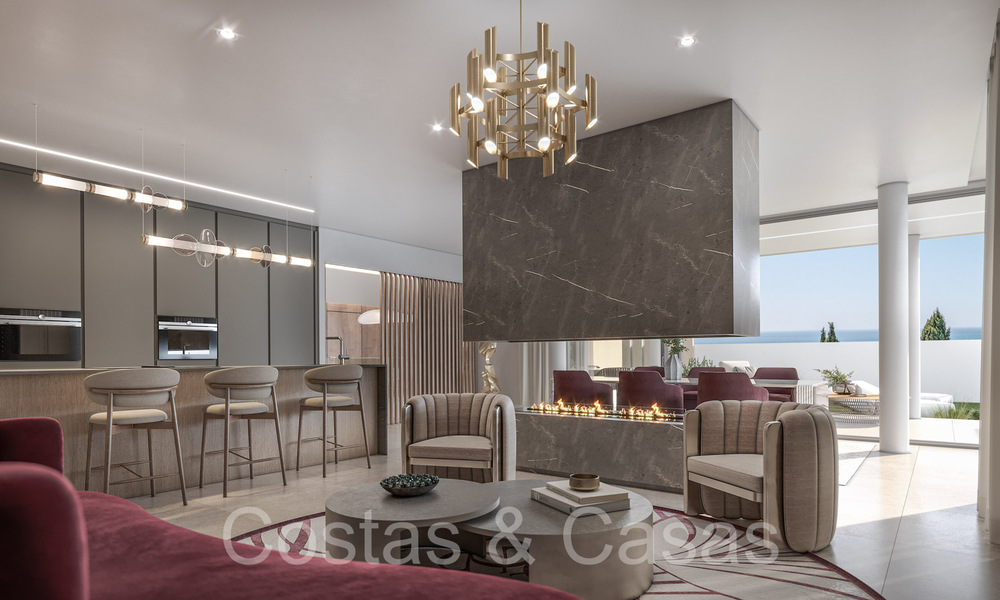 Les 2 dernières villas! Villa neuve économe en énergie à vendre avec vue sur la mer juste à l'extérieur du centre d'Estepona 64793