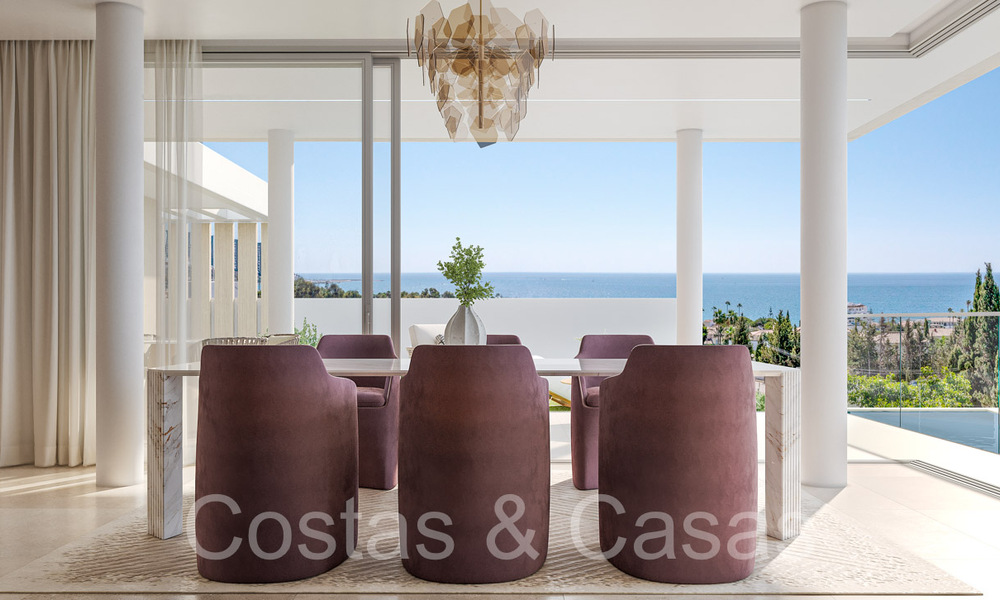 Dernière villa! Villa neuve économe en énergie à vendre avec vue sur la mer juste à l'extérieur du centre d'Estepona 64794
