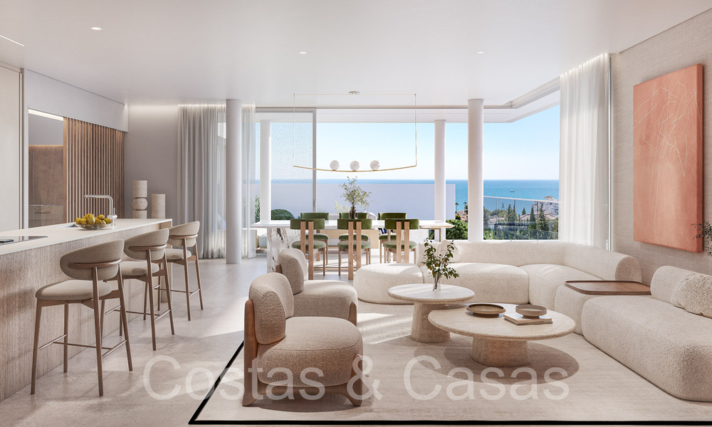 Dernière villa! Villa neuve économe en énergie à vendre avec vue sur la mer juste à l'extérieur du centre d'Estepona 64801