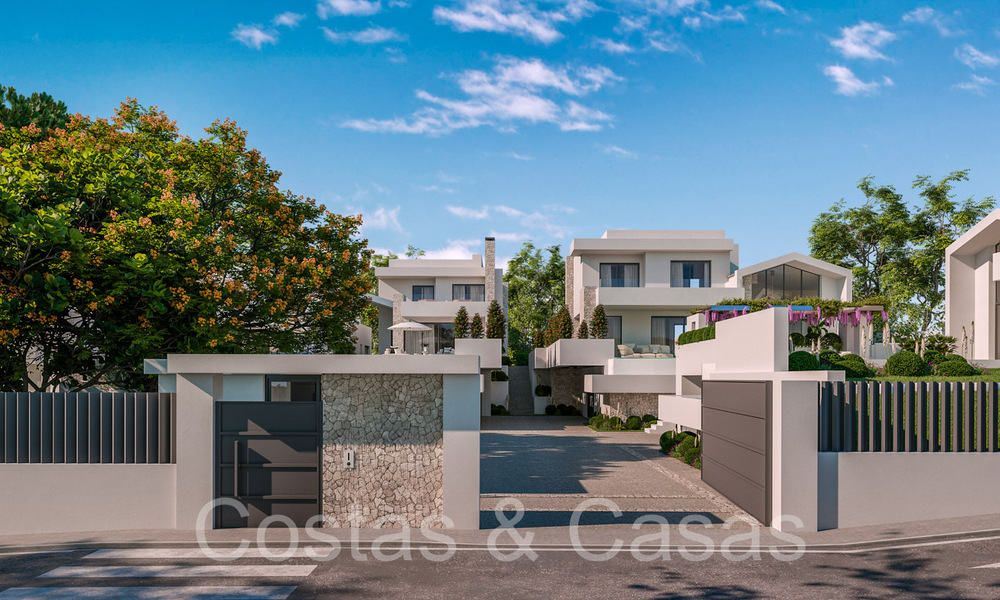 Nouvelles villas à vendre avec vue panoramique sur la mer à quelques pas du centre de San Pedro, Marbella 67339