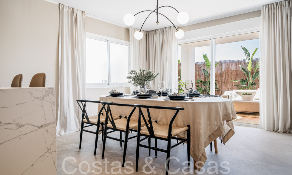 Élégant appartement rénové à vendre dans une communauté fermée à Nueva Andalucia, Marbella 65412