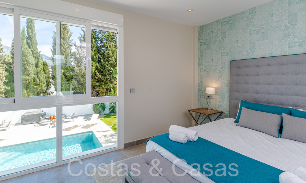 Villa de luxe moderne et prête à emménager à vendre entourée de terrains de golf à Nueva Andalucia, Marbella 65516