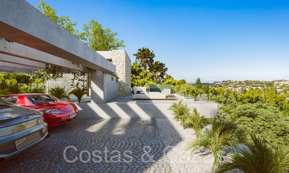 Terrain constructible + projet de villa exclusif à vendre à côté du terrain de golf à Nueva Andalucia, Marbella 64951