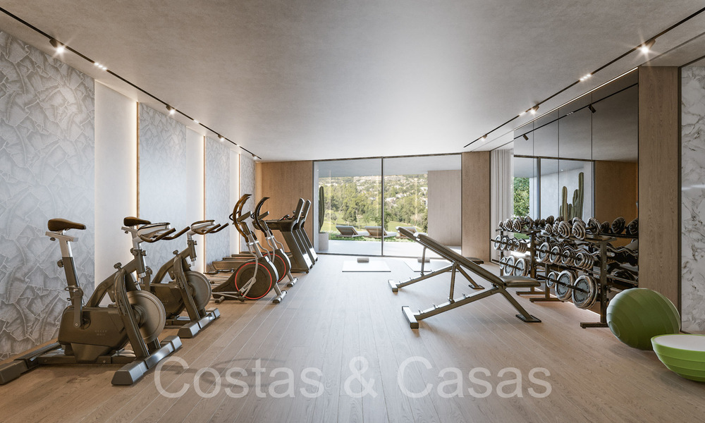 Terrain constructible + projet de villa exclusif à vendre à côté du terrain de golf à Nueva Andalucia, Marbella 64955