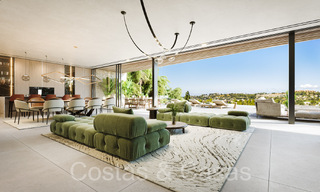Terrain constructible + projet de villa exclusif à vendre à côté du terrain de golf à Nueva Andalucia, Marbella 64964 