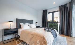 Villa moderne de qualité prête à emménager à vendre à deux pas des terrains de golf à Nueva Andalucia, Marbella 65264 