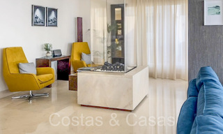 Luxueuse villa avec un style architectural moderne et une vue imprenable sur la mer à vendre à Manilva, Costa del Sol 64996 