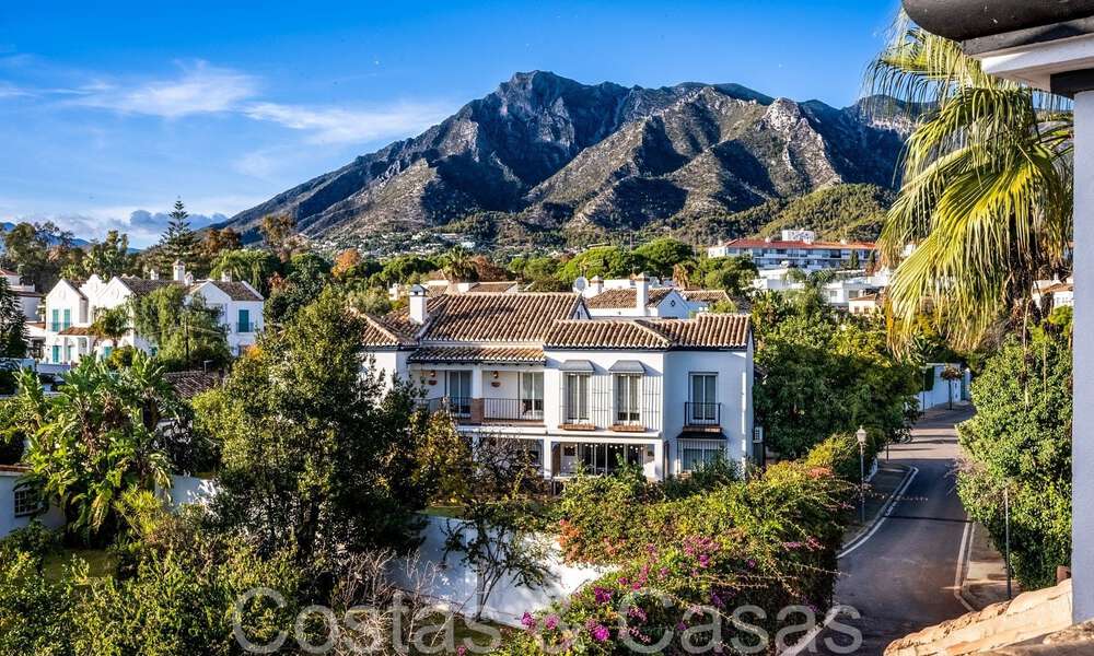 Villa de luxe espagnole traditionnelle à vendre à quelques pas de la plage dans le centre de Marbella 65453