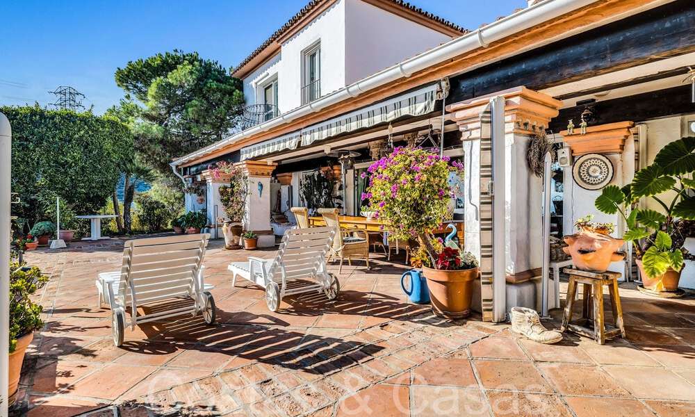 Villa rustique à vendre sur un terrain spacieux sur le New Golden Mile entre Marbella et Estepona 65633