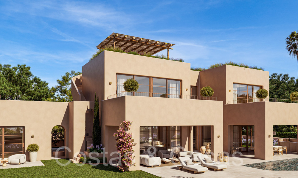 Terrain à bâtir avec projet de villa à vendre à distance de marche de toutes les commodités et de la plage sur le Golden Mile de Marbella 64719