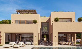 Terrain à bâtir avec projet de villa à vendre à distance de marche de toutes les commodités et de la plage sur le Golden Mile de Marbella 64721 