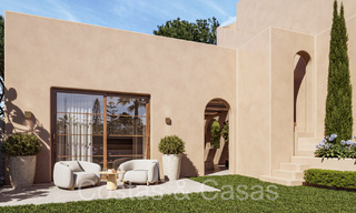 Terrain à bâtir avec projet de villa à vendre à distance de marche de toutes les commodités et de la plage sur le Golden Mile de Marbella 64724 