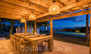 Domaine de luxe andalou avec logement d'hôtes et vue sublime sur la mer à vendre sur les collines d'Estepona 65086 