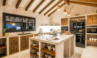 Domaine de luxe andalou avec logement d'hôtes et vue sublime sur la mer à vendre sur les collines d'Estepona 65088 