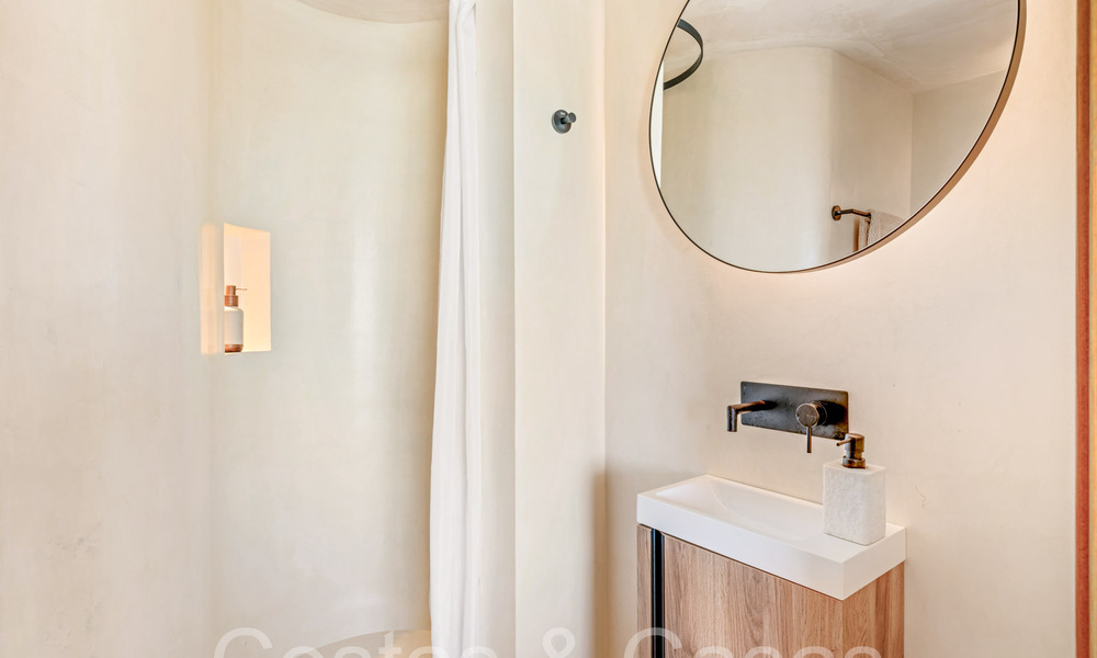 Domaine de luxe andalou avec logement d'hôtes et vue sublime sur la mer à vendre sur les collines d'Estepona 65093