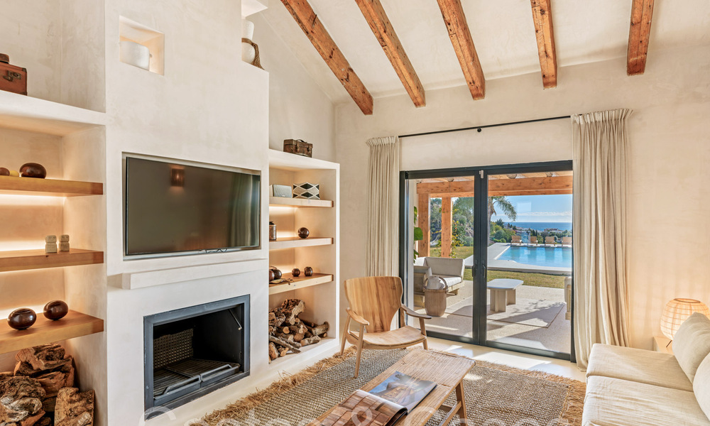 Domaine de luxe andalou avec logement d'hôtes et vue sublime sur la mer à vendre sur les collines d'Estepona 65102