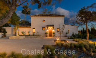 Domaine de luxe andalou avec logement d'hôtes et vue sublime sur la mer à vendre sur les collines d'Estepona 65110 