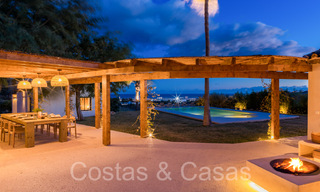 Domaine de luxe andalou avec logement d'hôtes et vue sublime sur la mer à vendre sur les collines d'Estepona 65112 