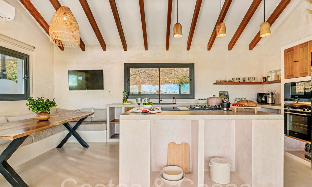 Domaine de luxe andalou avec logement d'hôtes et vue sublime sur la mer à vendre sur les collines d'Estepona 65118