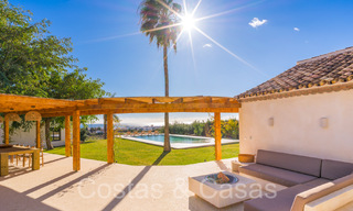 Domaine de luxe andalou avec logement d'hôtes et vue sublime sur la mer à vendre sur les collines d'Estepona 65127 