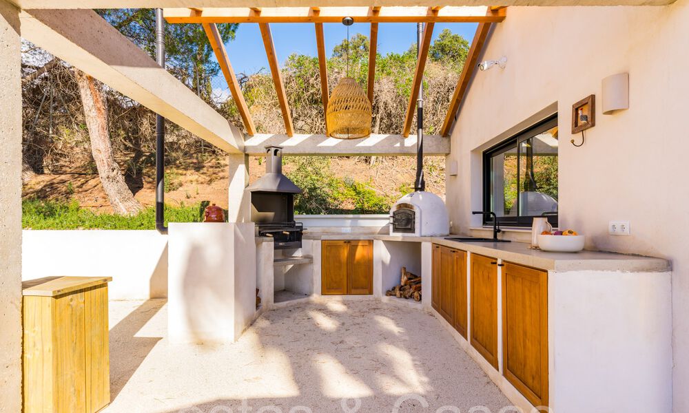 Domaine de luxe andalou avec logement d'hôtes et vue sublime sur la mer à vendre sur les collines d'Estepona 65131