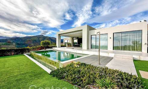 Villa architecturale de luxe avec vue panoramique sur la mer à vendre à Marbella - Benahavis 65458