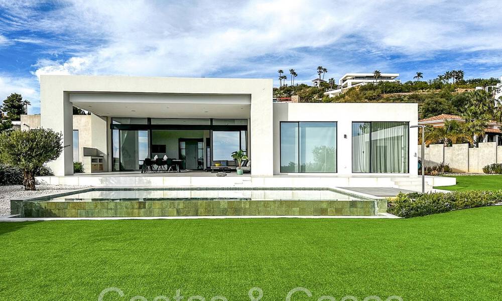 Villa architecturale de luxe avec vue panoramique sur la mer à vendre à Marbella - Benahavis 65475
