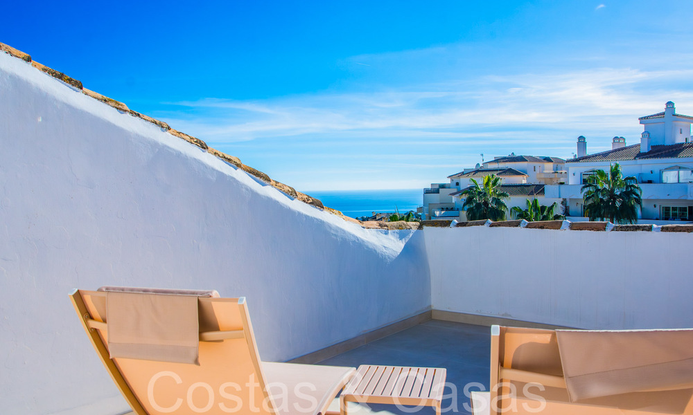 Maison contemporaine rénovée avec de belles vues sur la mer à vendre à Riviera del Sol, Mijas, Costa del Sol 65837