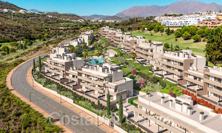 Appartements de nouvelle construction au design avant-gardiste à vendre, en première ligne de golf à Casares, Costa del Sol 65351 