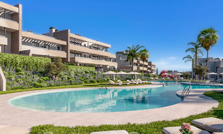 Appartements de nouvelle construction au design avant-gardiste à vendre, en première ligne de golf à Casares, Costa del Sol 65355 