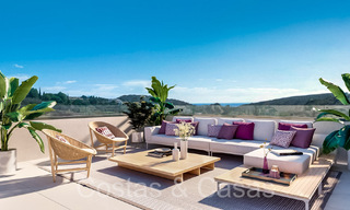 Appartements de nouvelle construction au design avant-gardiste à vendre, en première ligne de golf à Casares, Costa del Sol 65356 