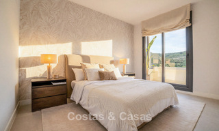 Appartements de nouvelle construction au design avant-gardiste à vendre, en première ligne de golf à Casares, Costa del Sol 799014 