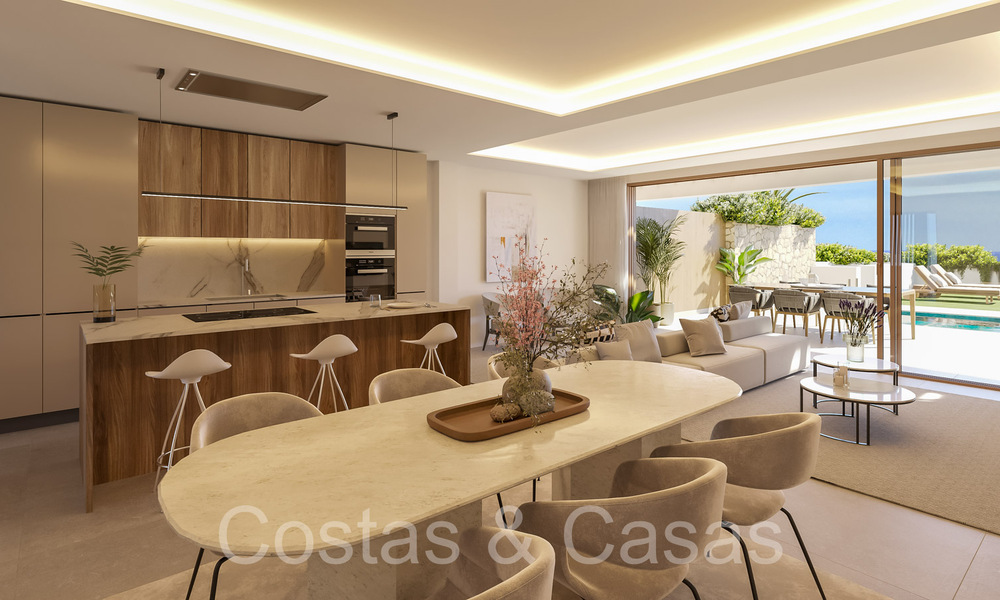 Nouveaux appartements de luxe avancés à vendre avec vue panoramique sur la mer à Mijas, Costa del Sol 65538