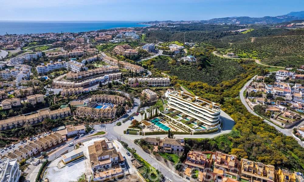 Nouveaux appartements de luxe avancés à vendre avec vue panoramique sur la mer à Mijas, Costa del Sol 65540