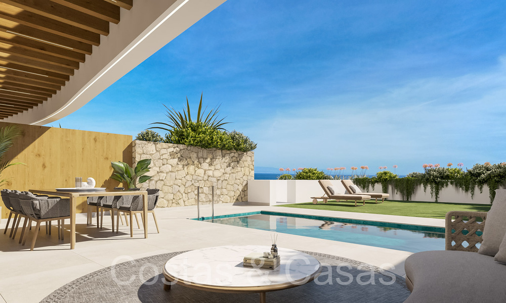 Nouveaux appartements de luxe avancés à vendre avec vue panoramique sur la mer à Mijas, Costa del Sol 65541